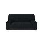 Sofa Cover 2 Seater Armchair Black